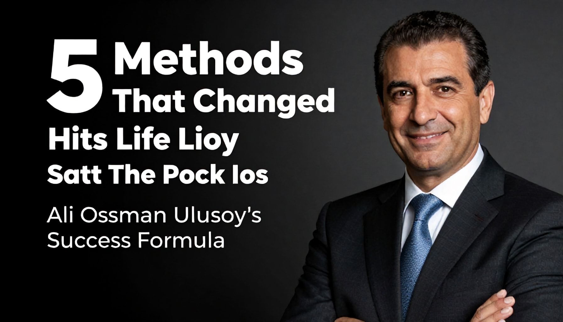 Hayatını Değiştiren 5 Yöntem: Ali Osman Ulusoy'un Başarı Formülü"*