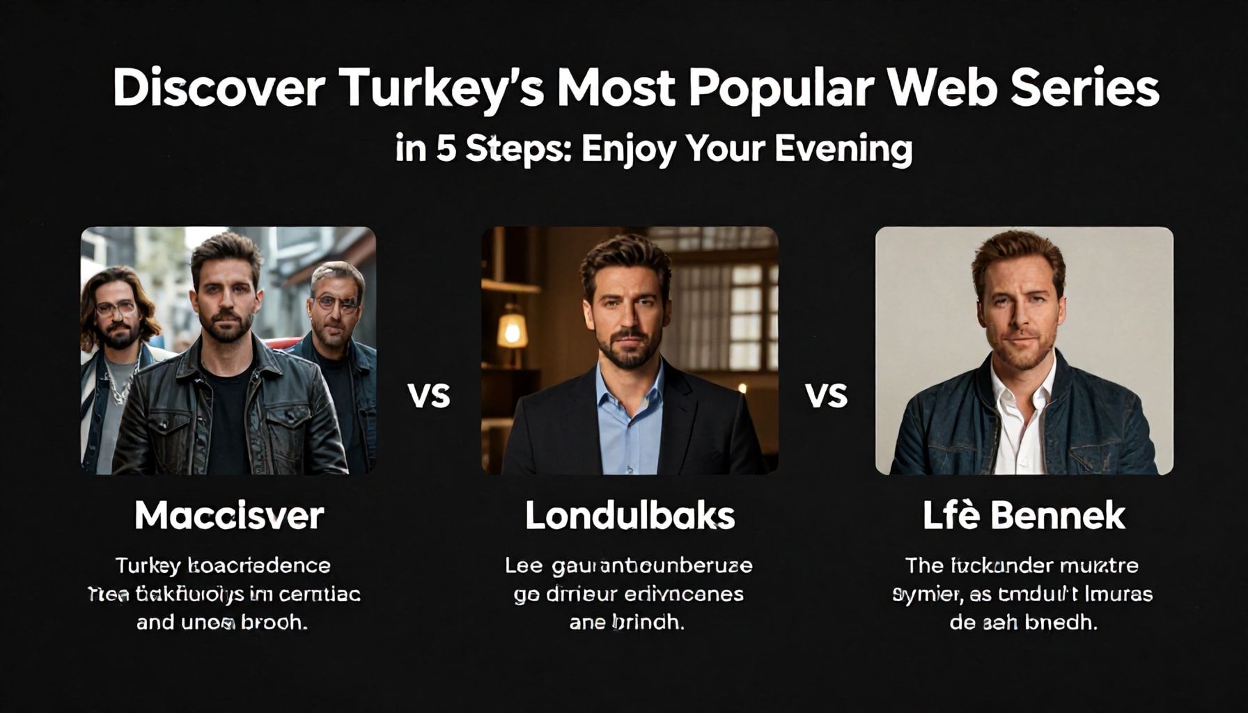 5 Adımda Türkiye'nin En Popüler Web Dizilerini Keşfedin: Keyifli Geceleyin*