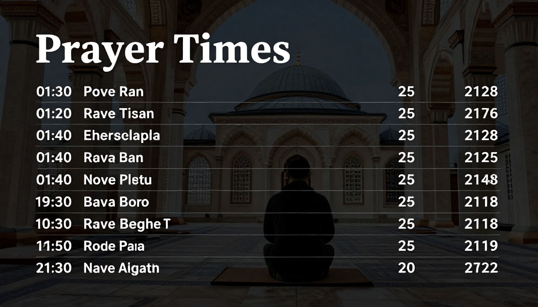 Denizli Namaz Vakitleri: Güncel Vakitleri Hemen Kontrol Edin*