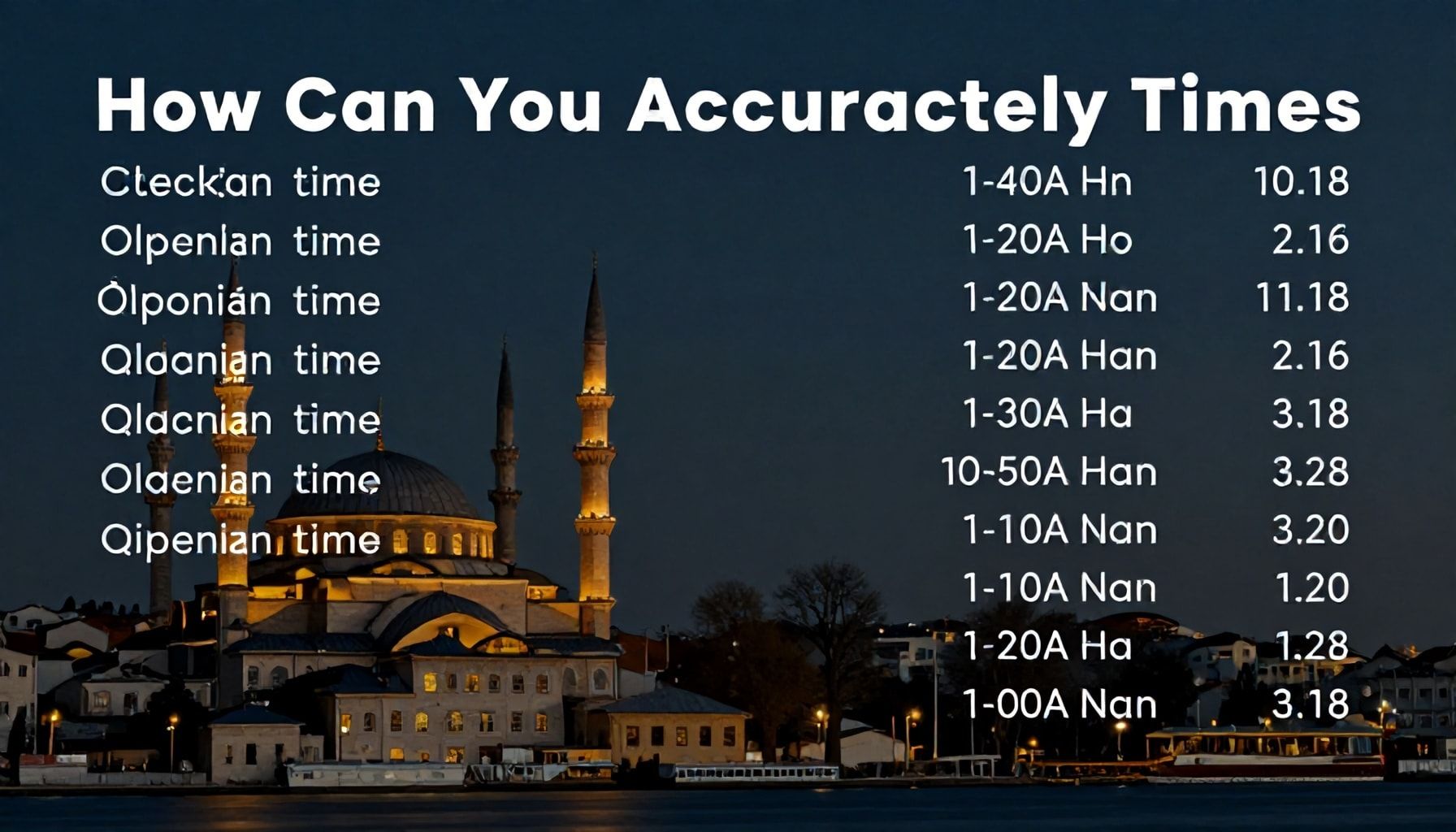 Nasıl Denizli Namaz Vakitlerini Doğru Bir Şekilde Kontrol Edersiniz?*