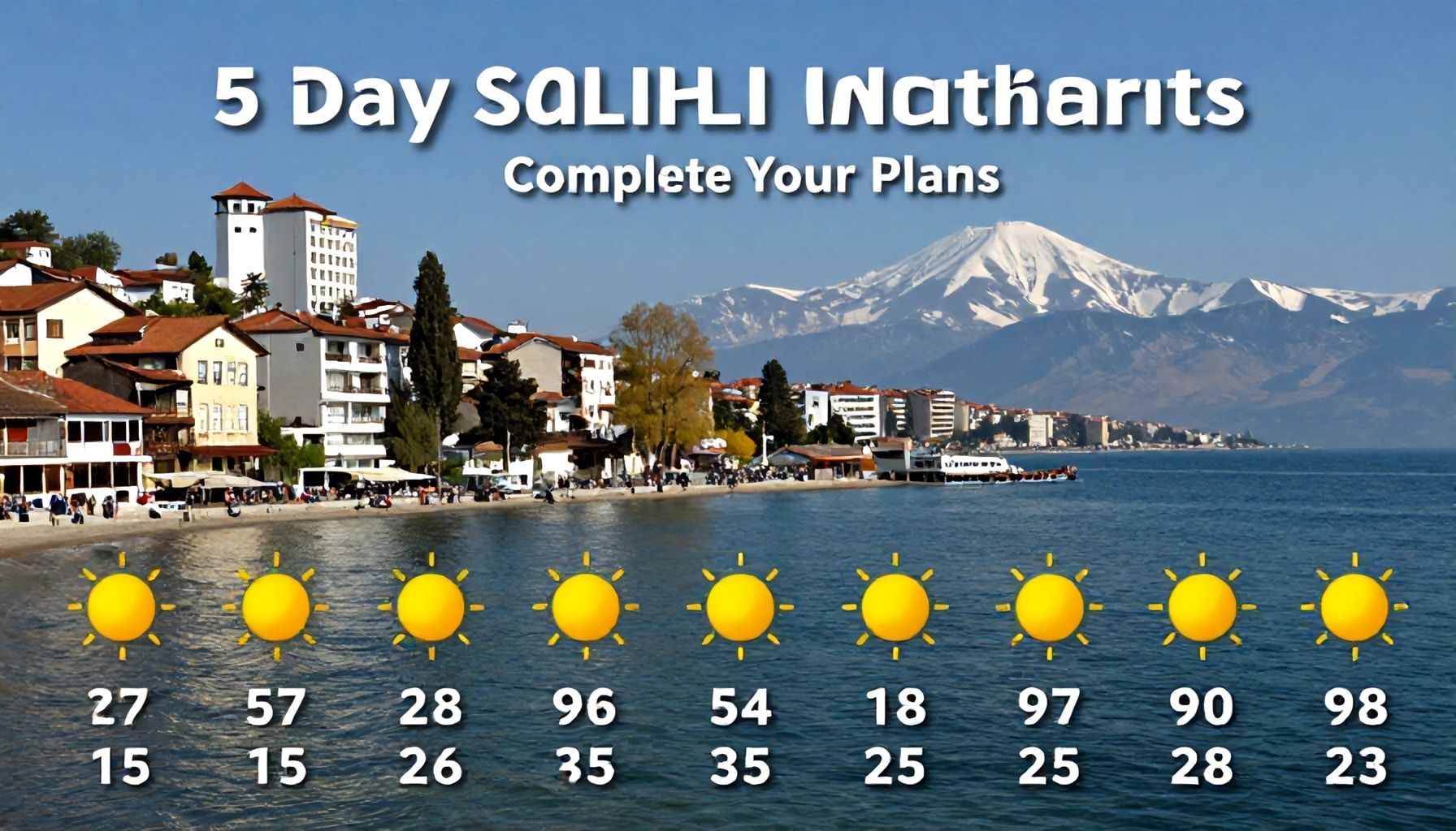 5 Günlük Salihli Hava Tahmini: Gece ve Gündüz Sıcaklıklarıyla Planlarınızı Tamamlayın*