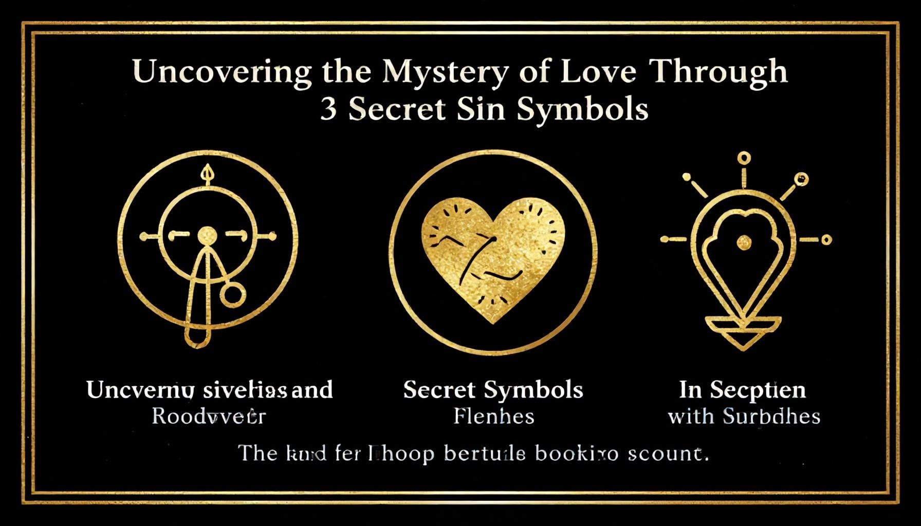 Aşkın Gizemini Çözmek İçin 3 Gizli Günah Simgesi*