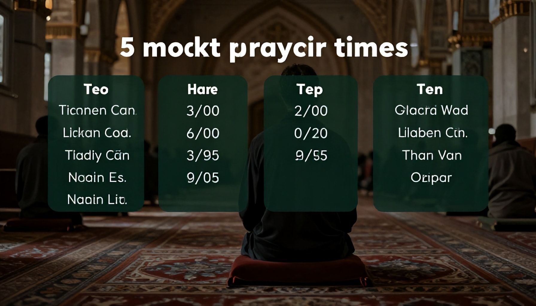 Namaz Vakitlerini Takip Etmek İçin 5 En Verimli Yöntem*