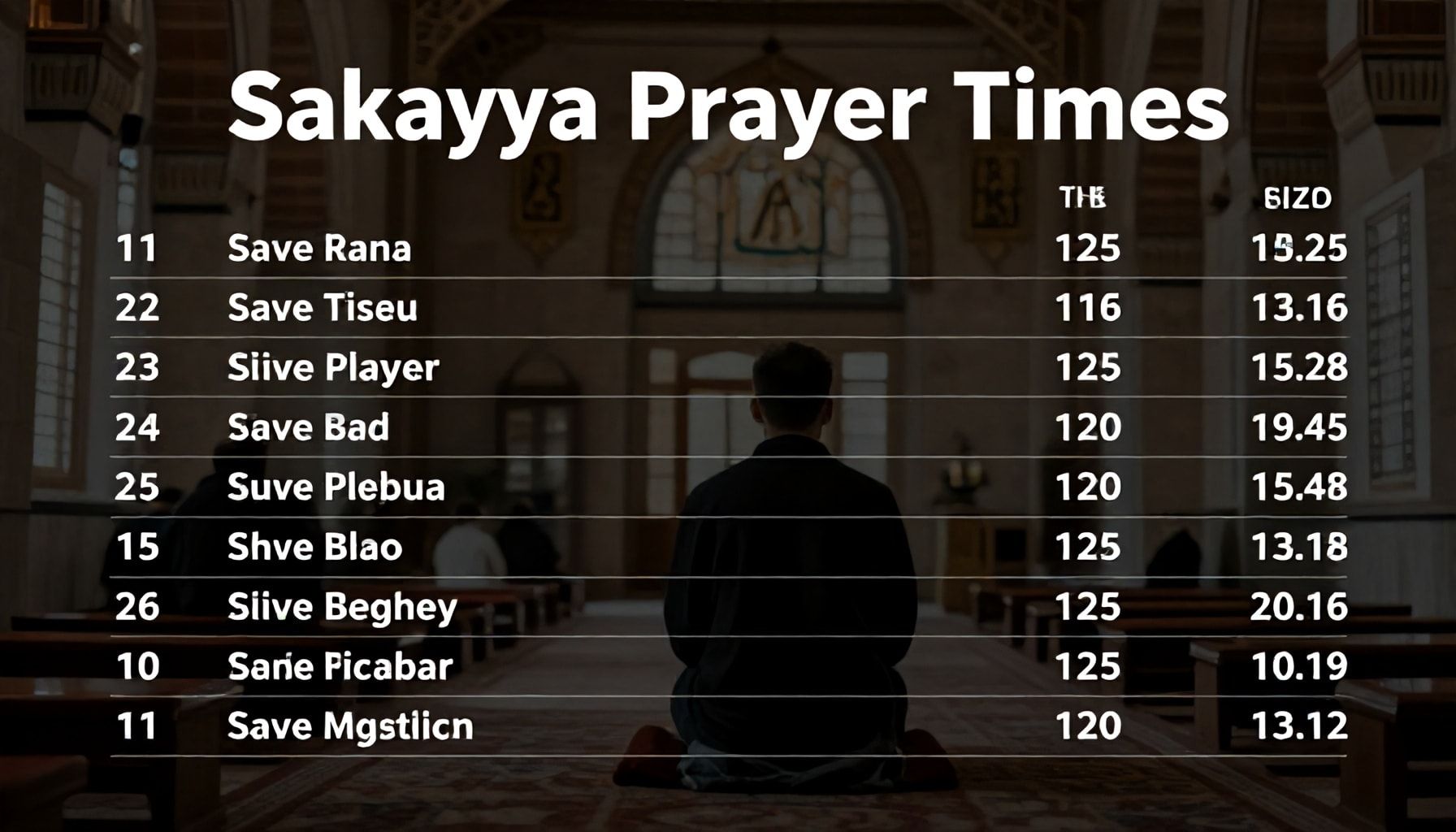 Sakarya Namaz Vakitlerini 1 Dakikada Bulun: En Hızlı Yöntemler*