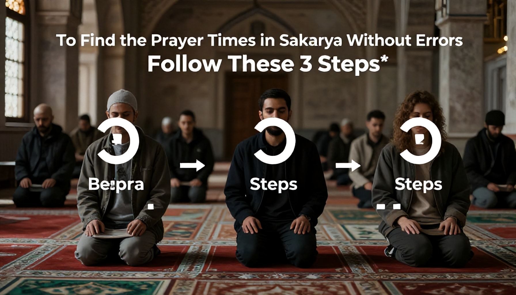 Sakarya Namaz Vakitlerini Hata Yapsız Bulmak için Bu 3 Adımı Uygulayın*