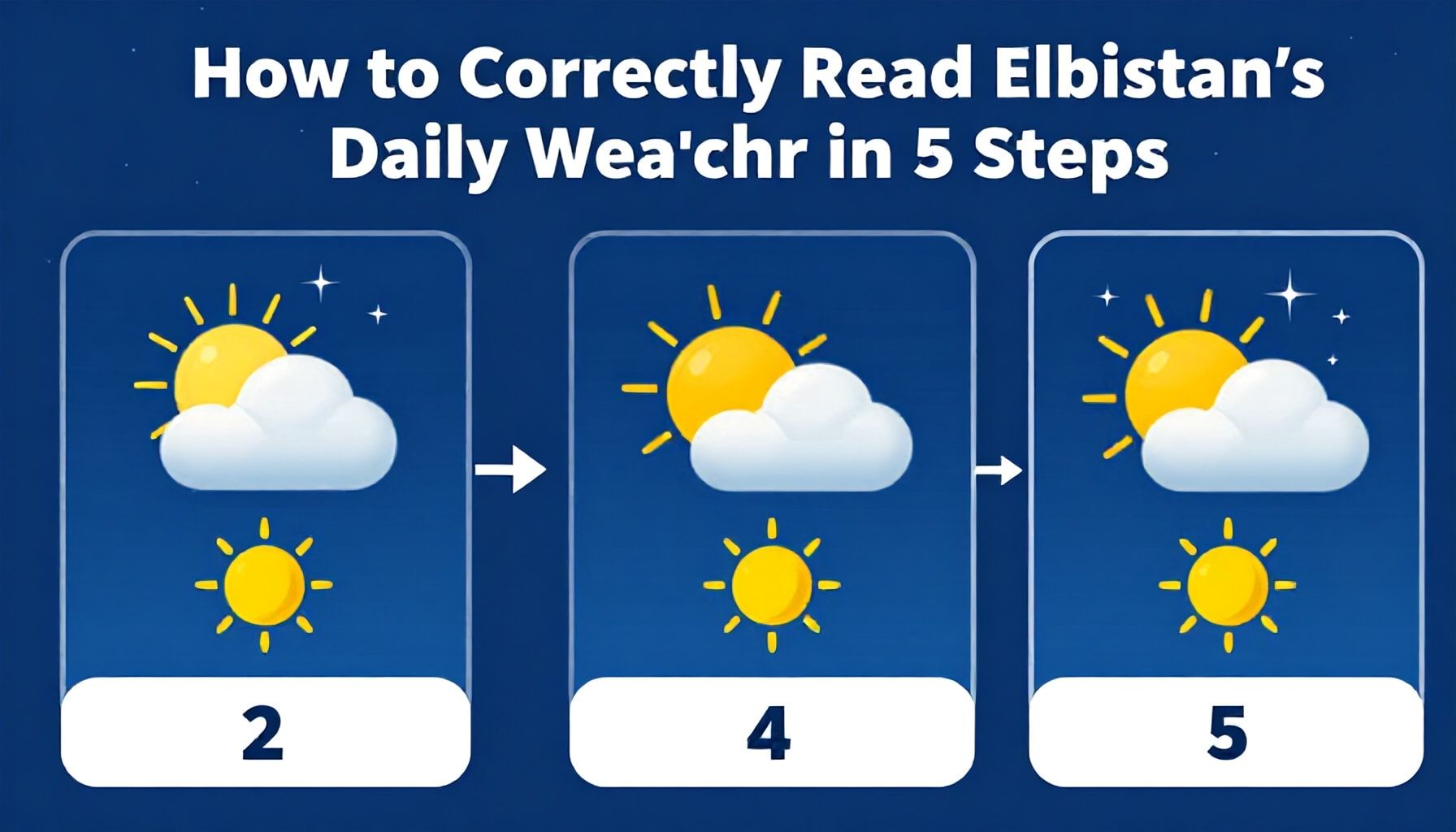 Elbistan'ın Günlük Hava Durumunu Doğru Okumak: 5 Adımda Hava Tahminlerini Anlamak*
