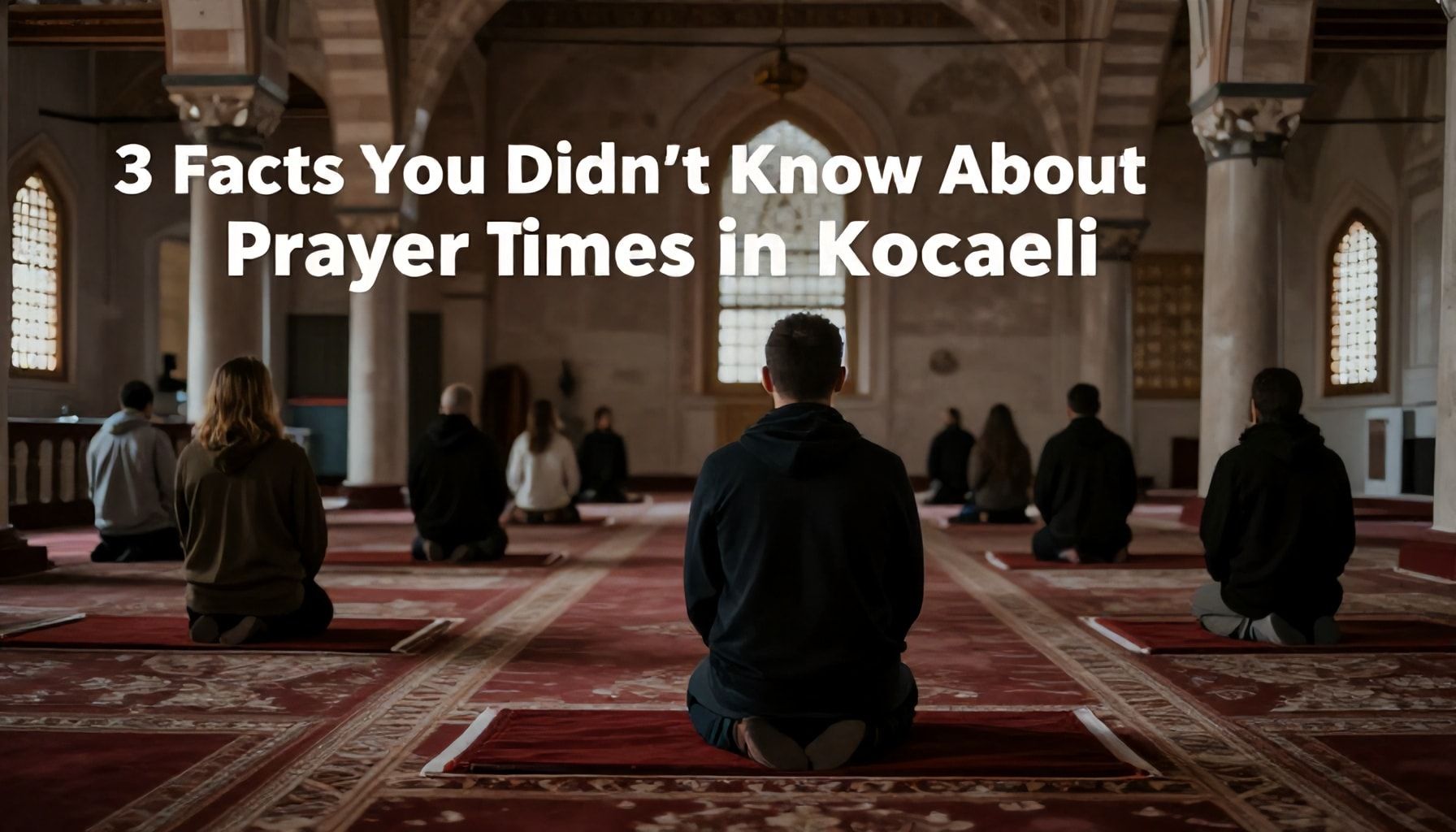 Kocaeli'de Namaz Vakitleri Hakkında Bilmediğiniz 3 Gerçek"*