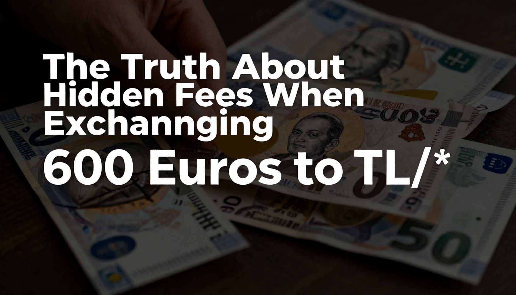 The Truth About Hidden Fees When Exchanging 600 Euros to TL*