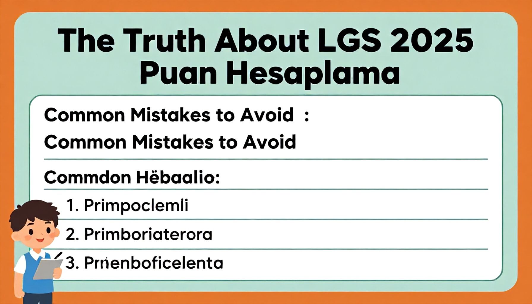 The Truth About LGS 2025 Puan Hesaplama: Common Mistakes to Avoid*