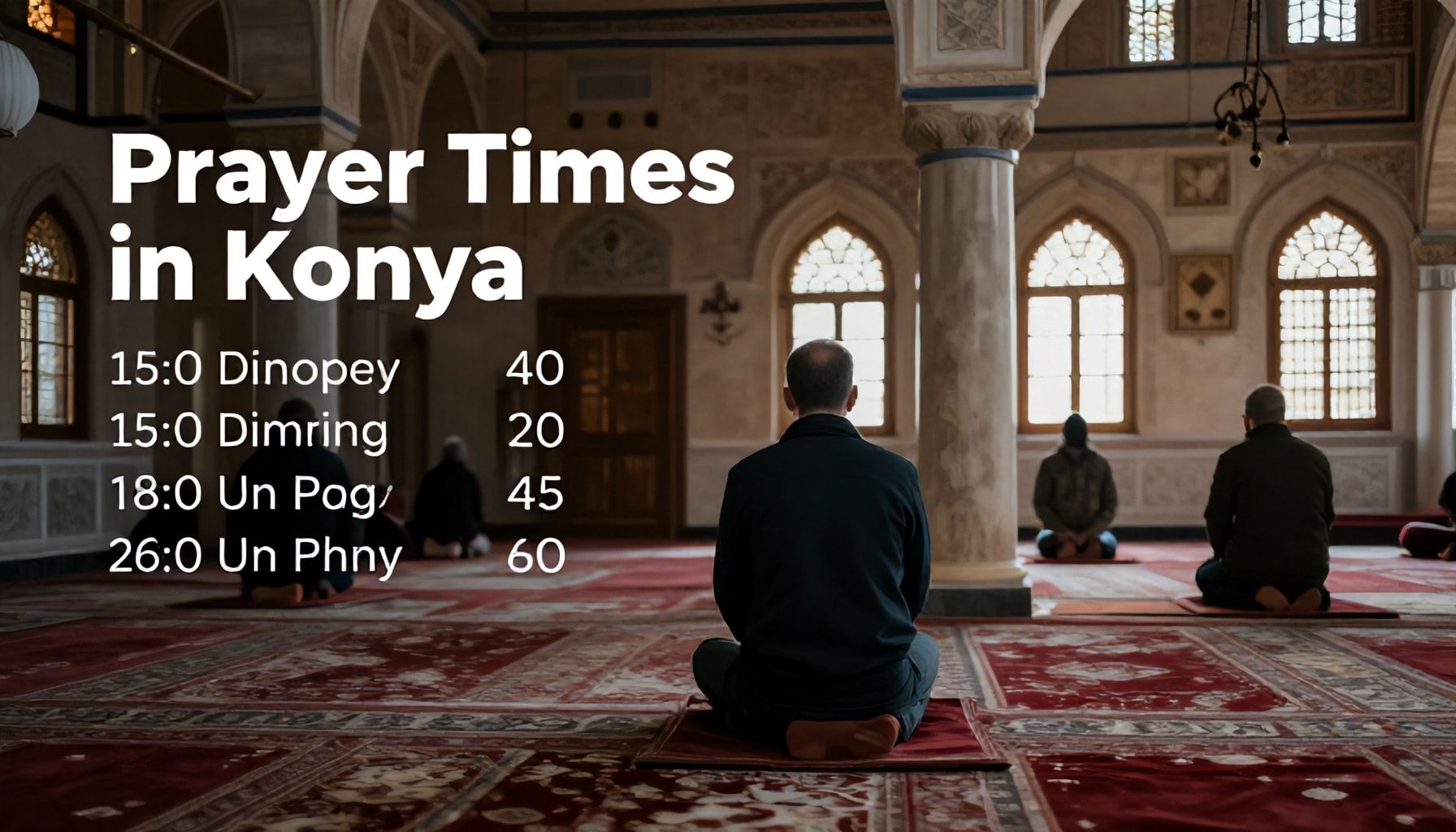 Konya Namaz Vakti: Ruhunuzu Barışa Kavuşturun*