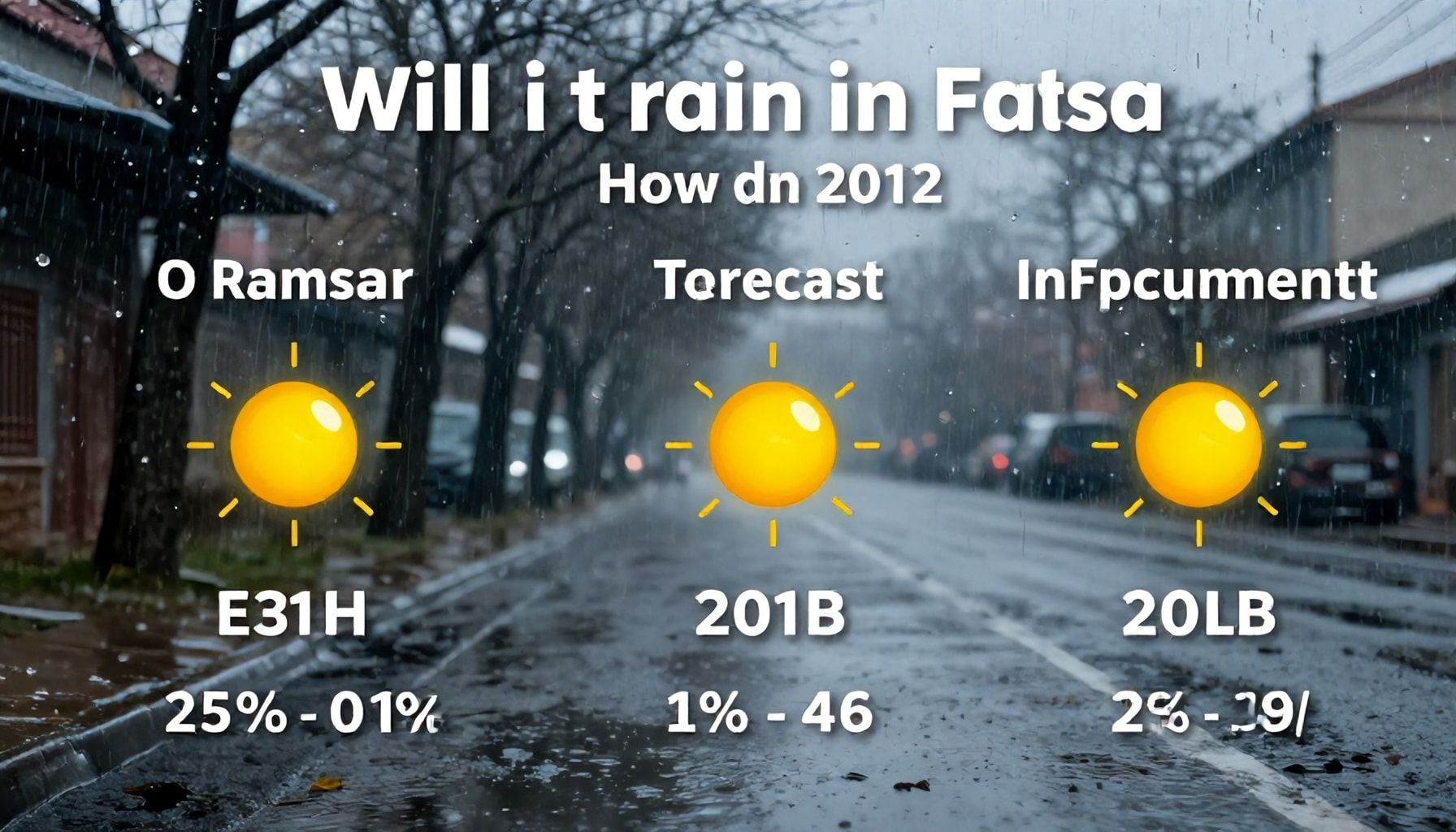 Fatsa'da Yağmur Yağacak Mı? Doğru Tahminleri Nasıl Anlarız?*