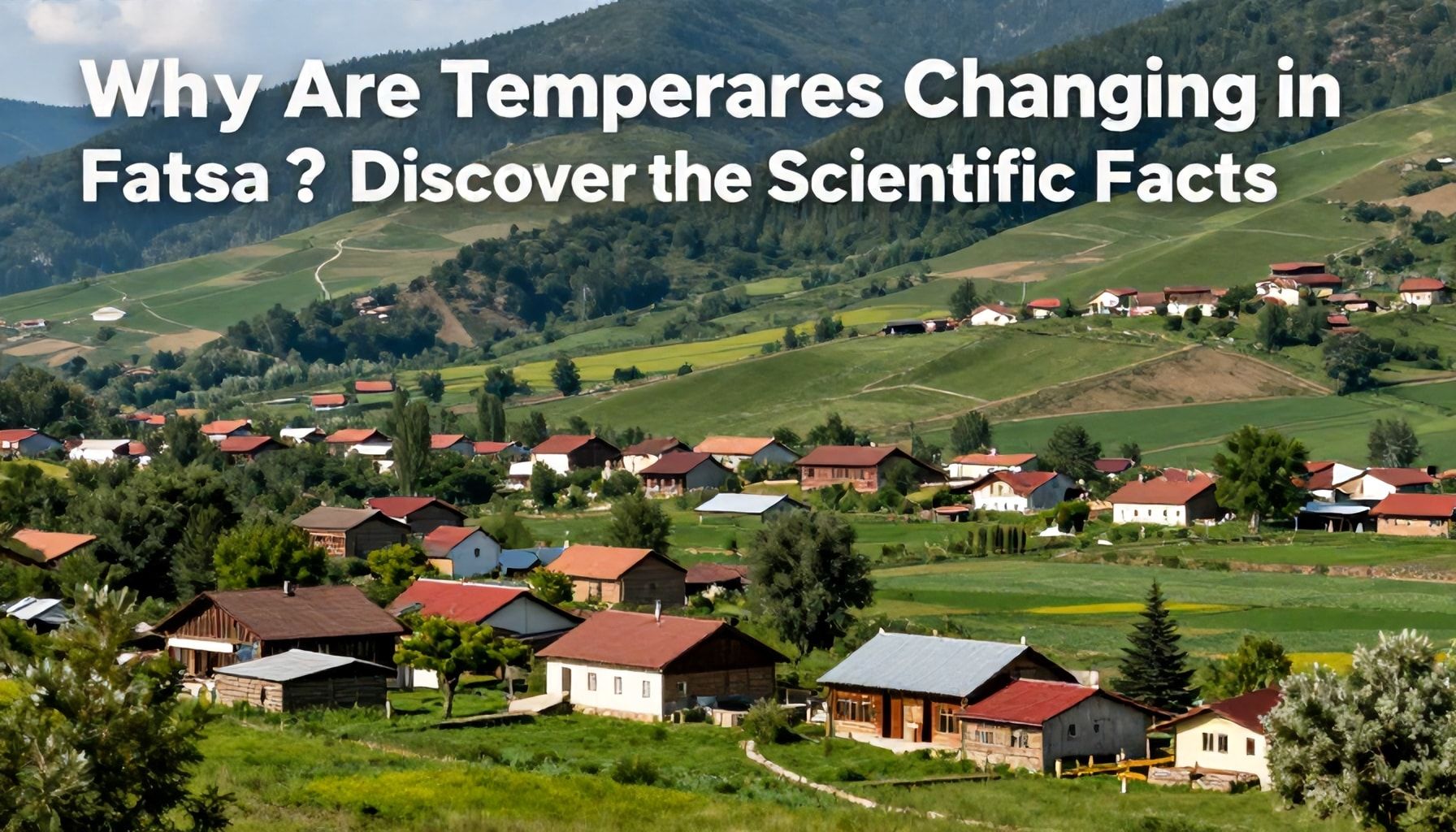 Fatsa'da Sıcaklıklar Neden Değişiyor? Bilimsel Gerçekleri Keşfedin*