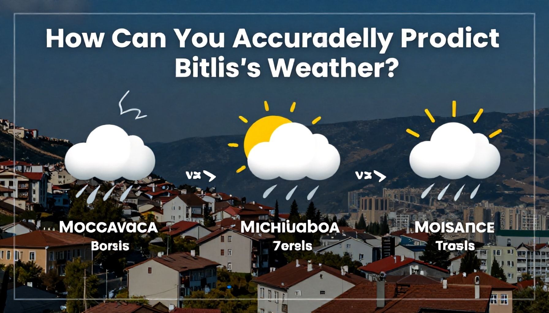 Nasıl Bitlis'in Hava Durumunu Doğru Tahmin Edersiniz?*