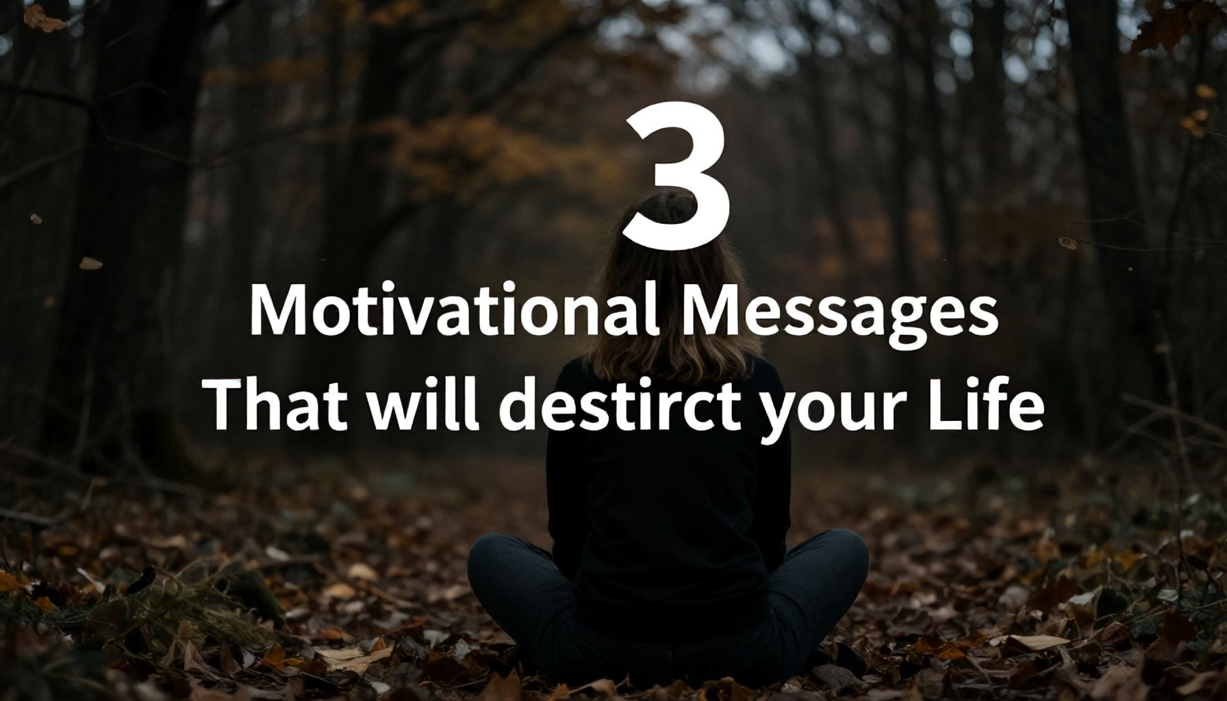 Hayatınızı Yeniden Yönlendirecek 3 Motivasyon Mesajı"*