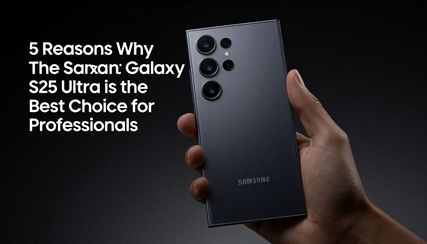 5 Yüzünden Samsung Galaxy S25 Ultra, Profesyoneller İçin En İyi Seçim*