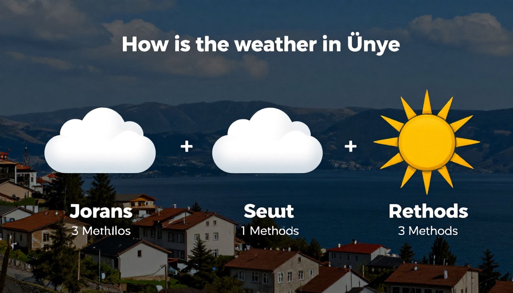 Ünye'de Hava Durumu Nasıl Okunur? 3 Yöntemle Doğru Bilgi Alın*