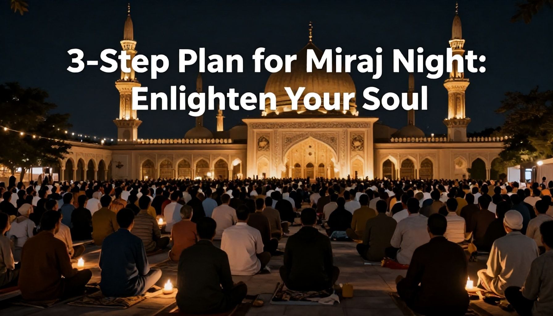 Miraç Kandili Gecesi için 3 Adım Planı: Ruhunuzu Aydınlatın*