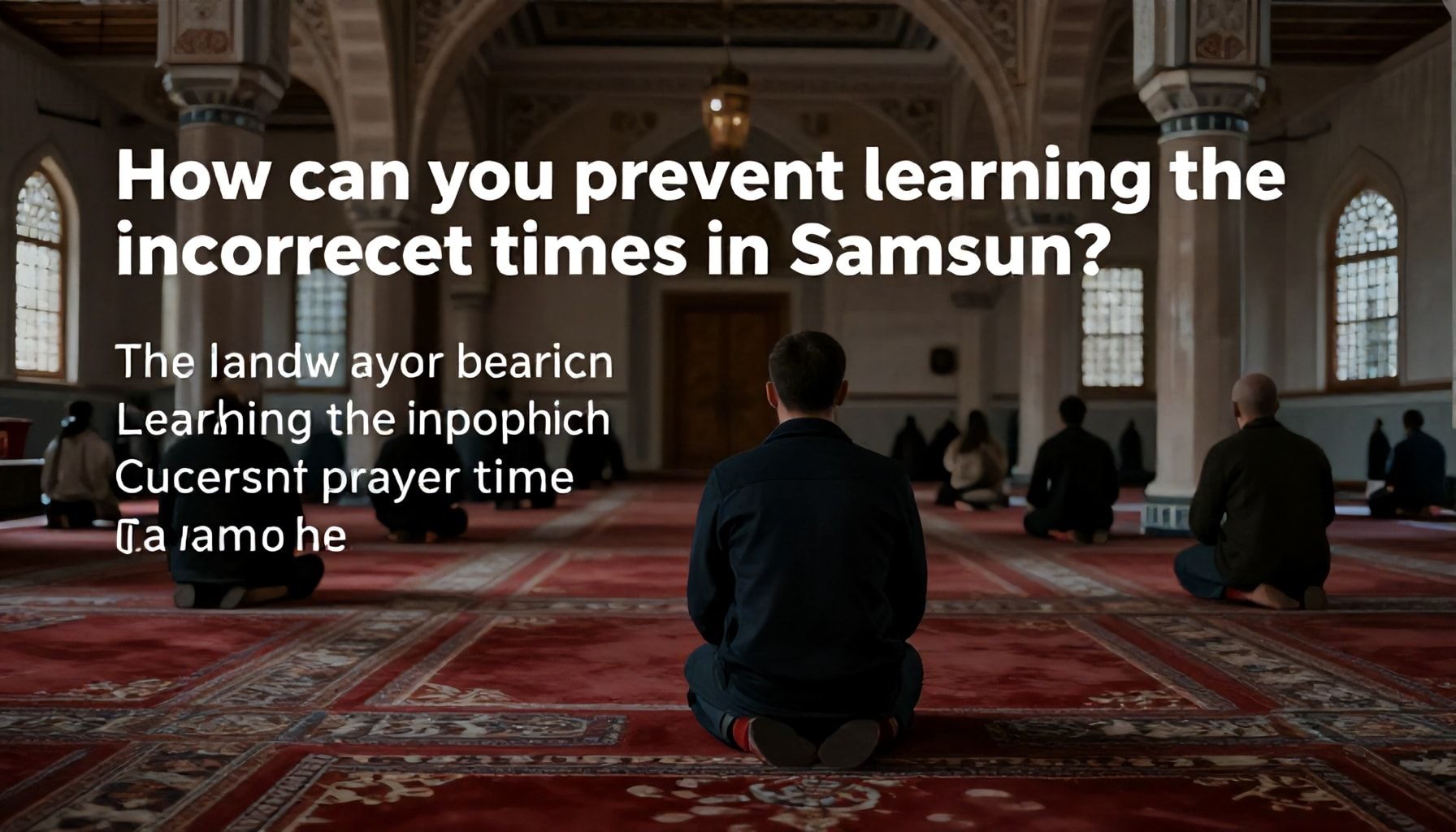 Samsun Ezan Vakitlerini Hatalı Öğrenmeyi Nasıl Önlersiniz?*