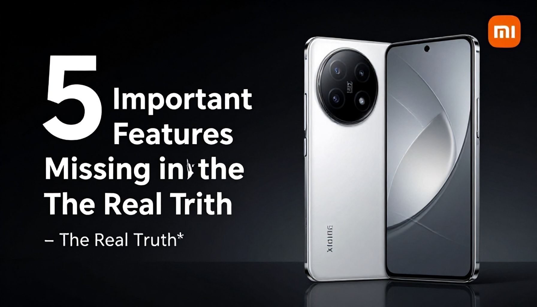 Xiaomi 15 Ultra'da Bulunmayan 5 Önemli Özellik – Gerçek Gerçeği*