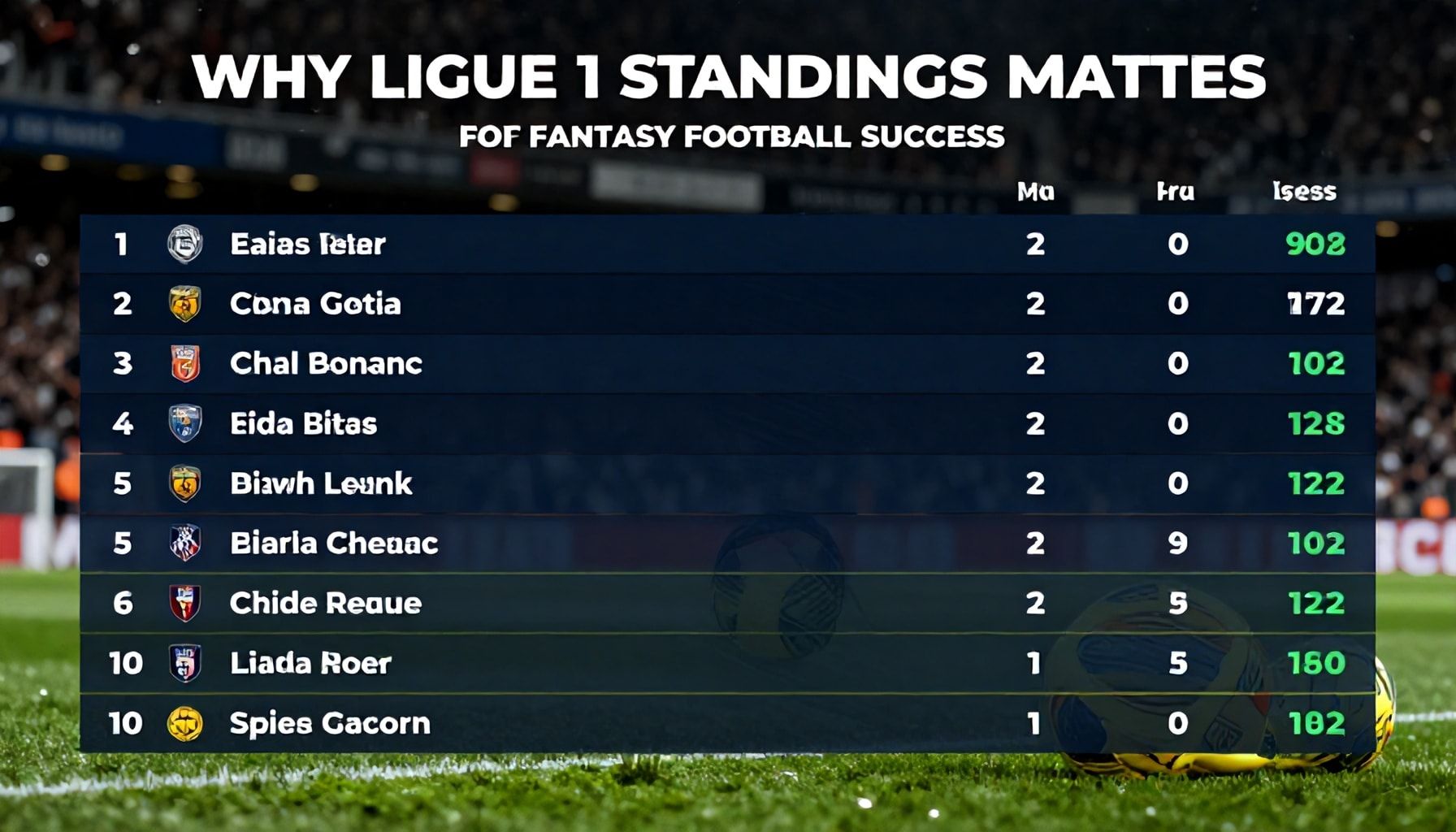 Why Ligue 1 Puan Durumları Matter for Fantasy Football Success*