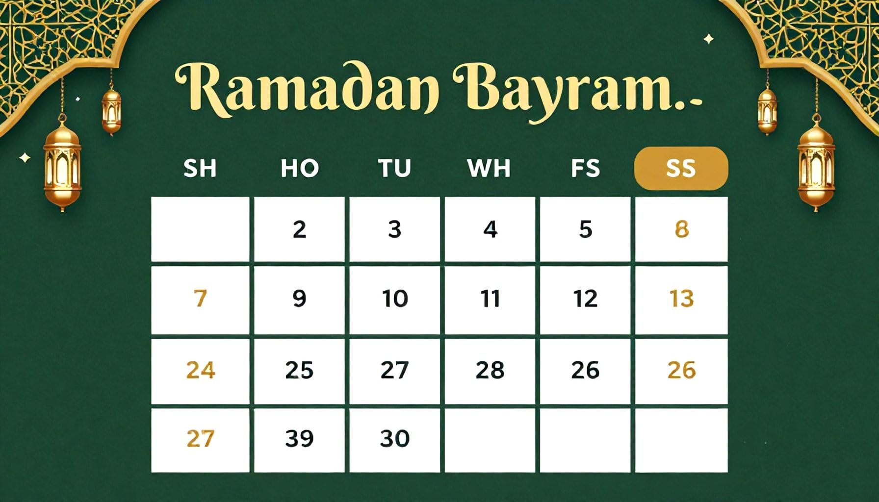 2025 Ramazan Bayramı Tarihleri: Resmi Takvim ve Öngörülen Günler*