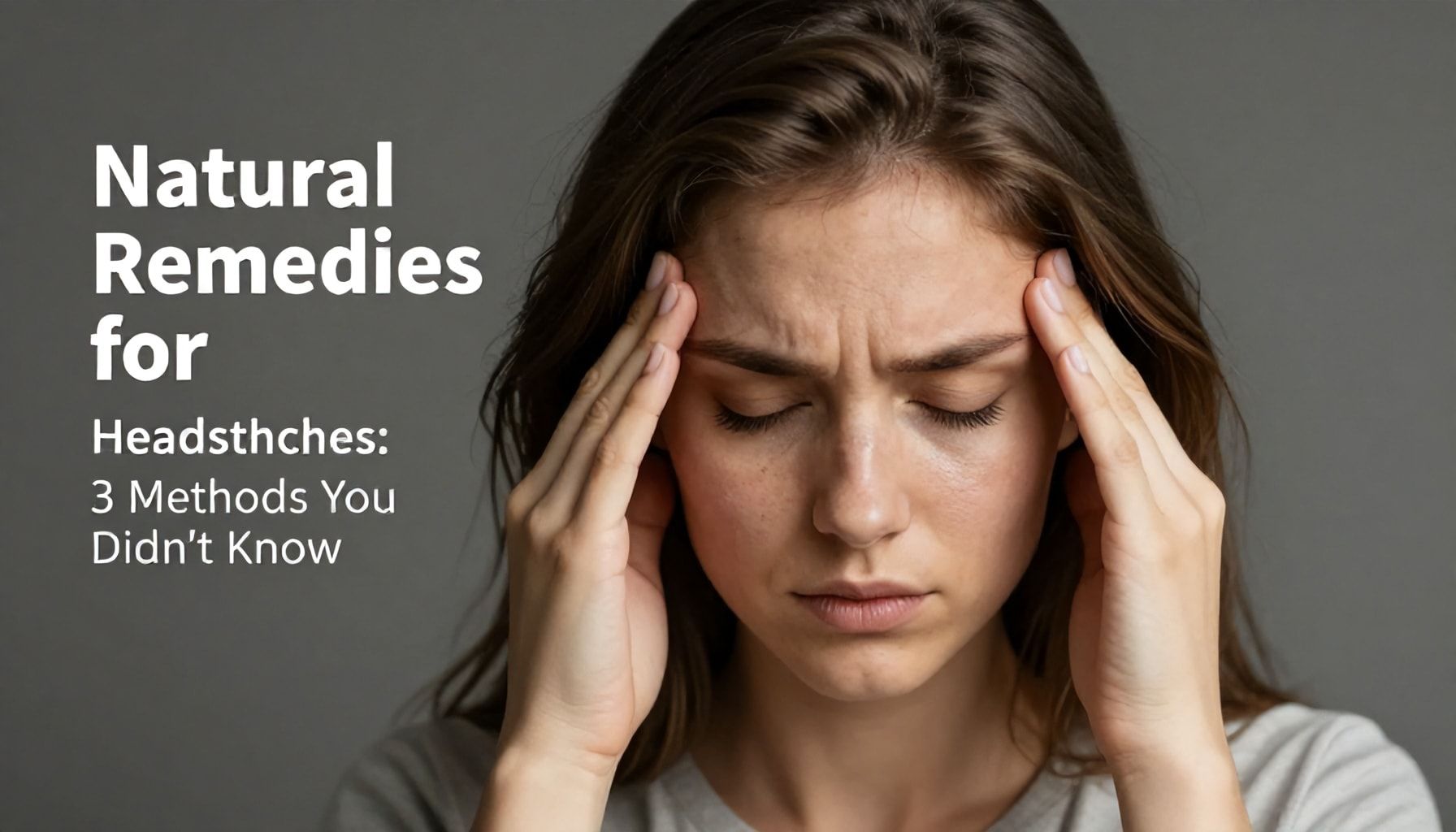 Baş Ağrısına Doğal Çözümler: 3 Bilmediğiniz Yöntem*
