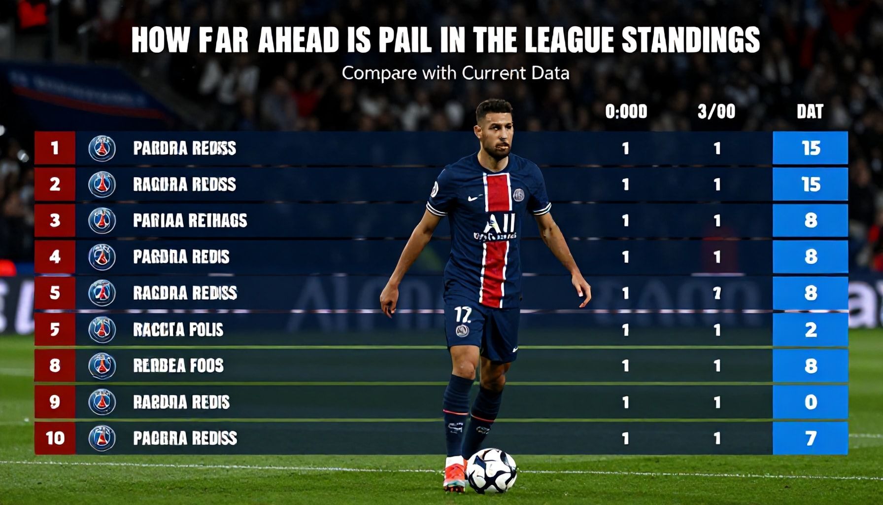 PSG'nin Lig Sıralamasında Ne Kadar Baştadır? Güncel Verilerle Karşılaştırın"*