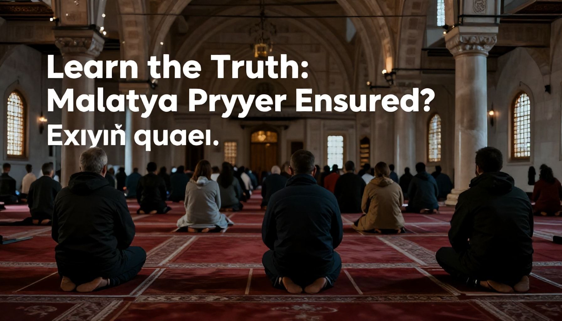 Gerçekleri Öğrenin: Malatya Namaz Vakitlerinin Doğruluğu Nasıl Sağlanır?*