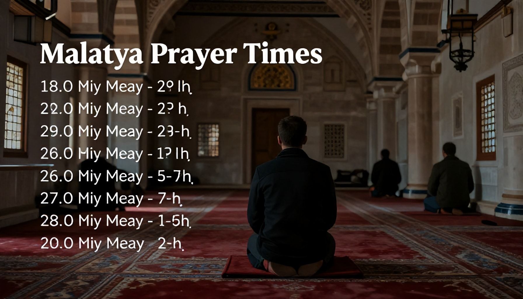 Malatya Namaz Vakitlerini Doğru Anlamak: 5 Hayati İpucu*