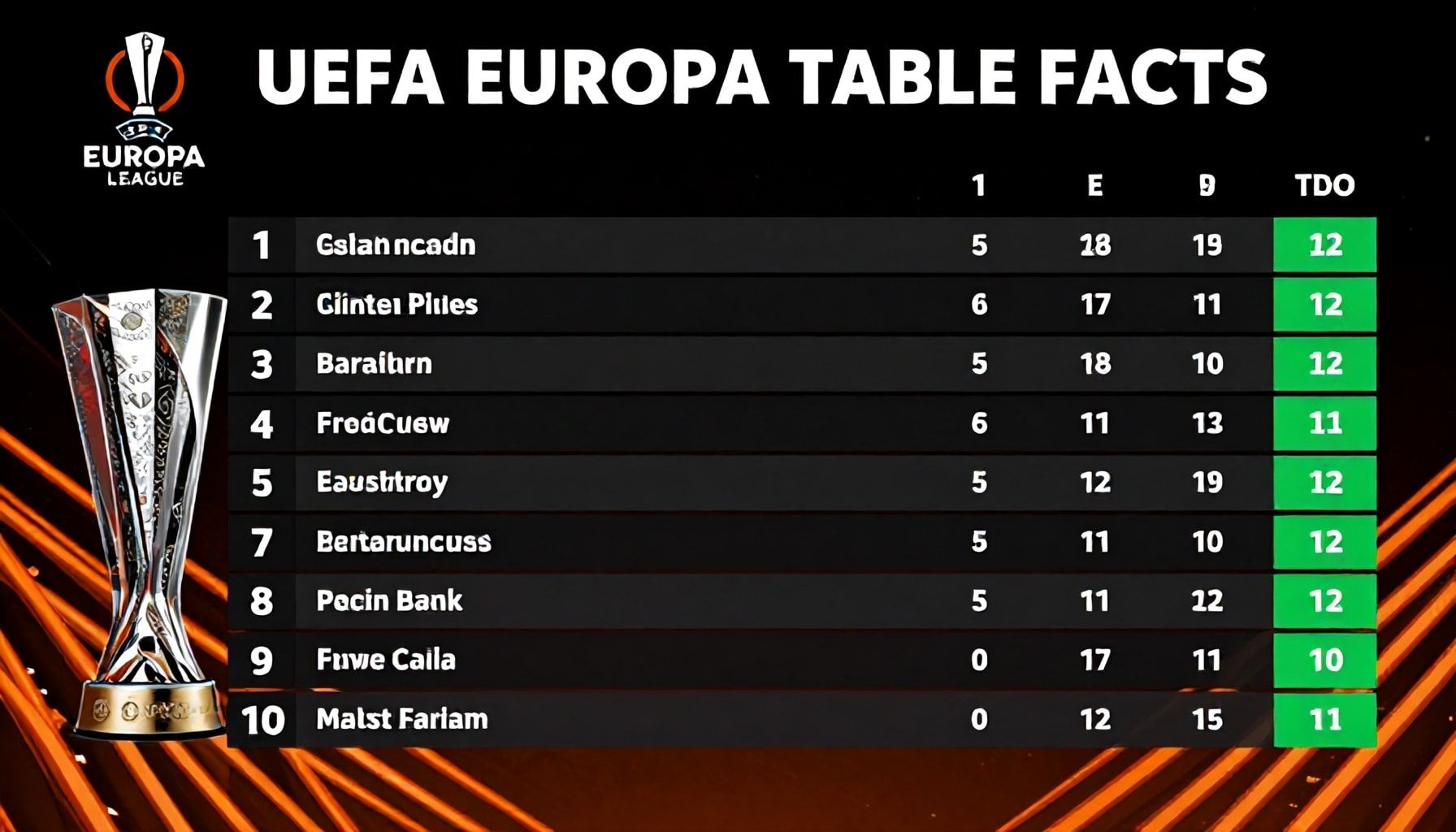 UEFA Avrupa Ligi Puan Durumu Gerçekleri: Ne Beklemeniz Gerekiyor?*