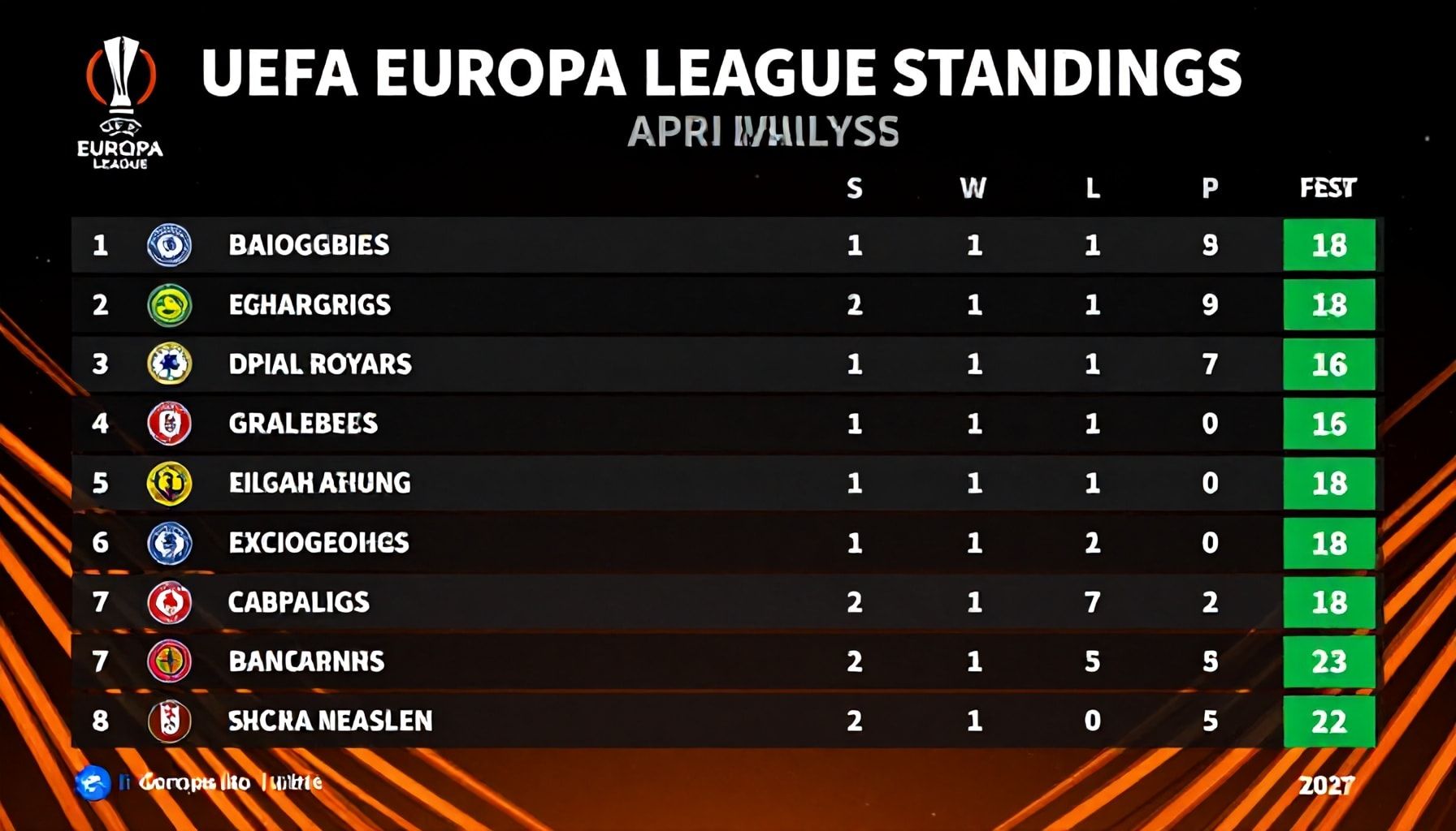 UEFA Avrupa Ligi'de Puan Durumu Analizi: Hangi Takımlar Şampiyonluk Yolunda?*