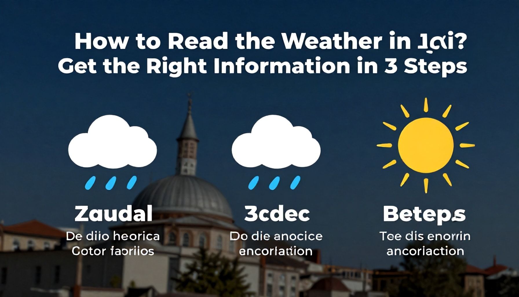 İğdir'de Hava Durumu Nasıl Okunur? 3 Adımda Doğru Bilgi Alın*