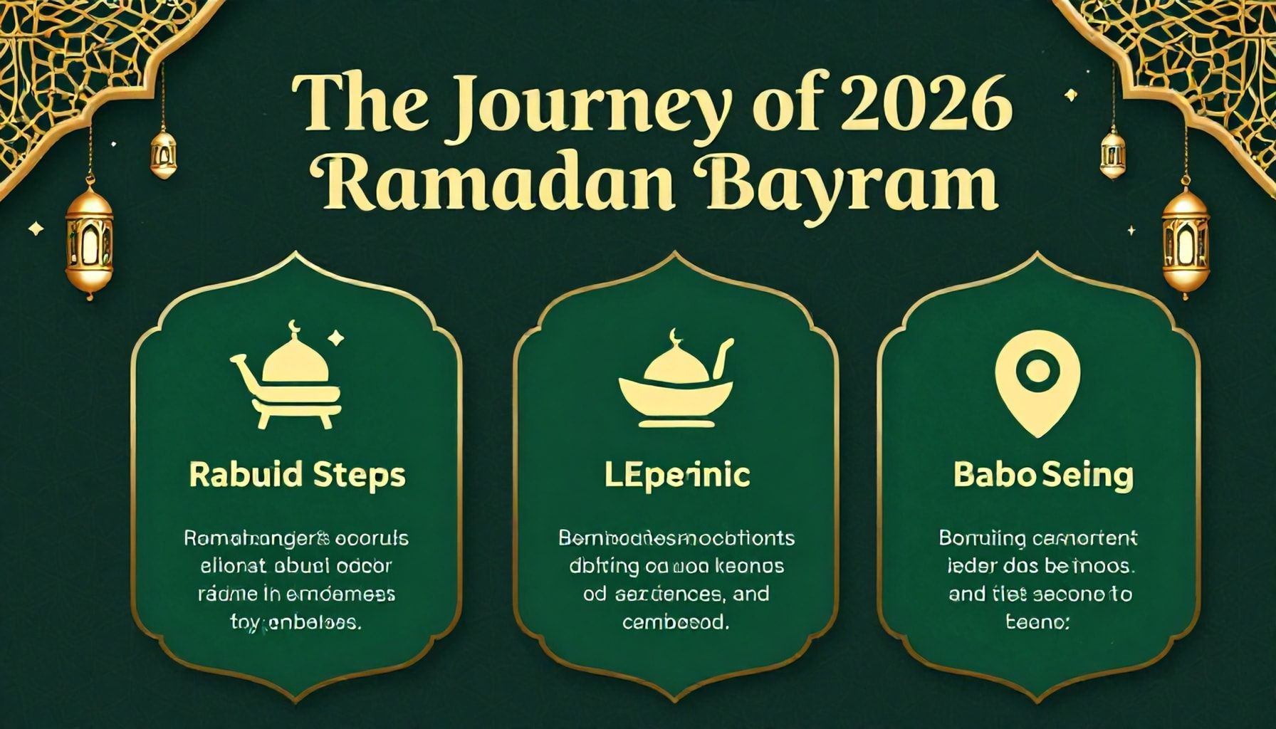 2026 Ramazan Bayramı’nın Dönüşüm Yolu: Barışa Adanmış 3 Adım*
