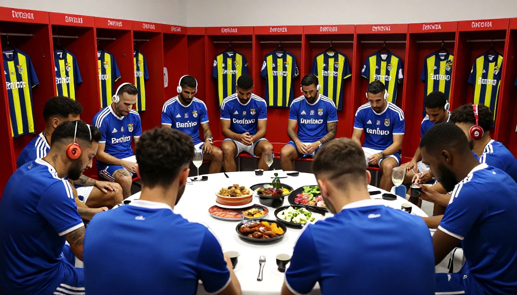 Benfica ve Fenerbahçe Oyuncularının Maç Hazırlıklarında Bilmediğiniz 5 Gerçek*