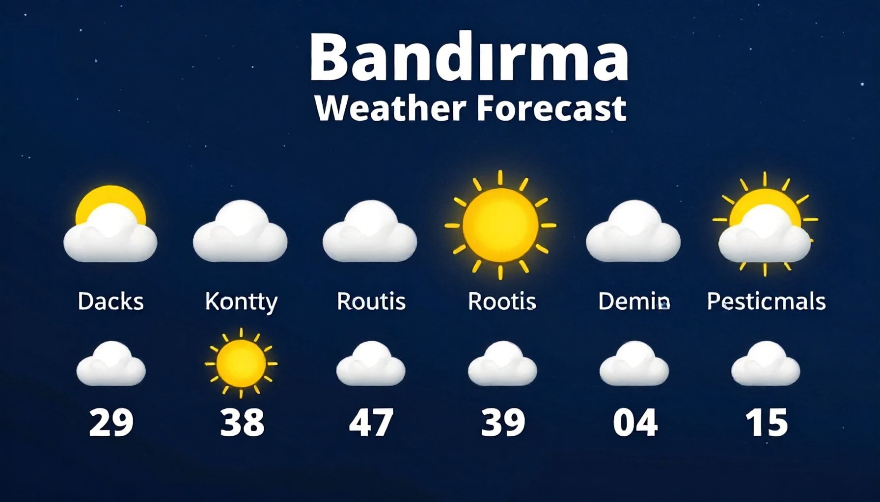 Bandırma Hava Durumu: 5 Yolla Dikkat Edilmesi Gereken Öngörüler*