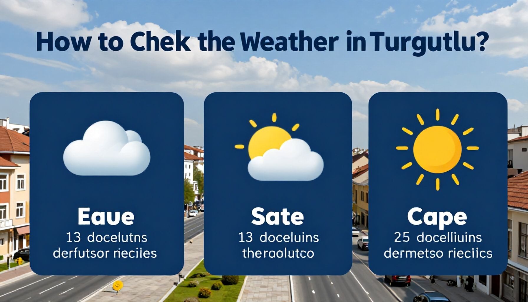 Turgutlu Hava Durumu Nasıl Kontrol Edilir? 5 Adımda Hava Öngörüsünü Takip Etme Rehberi*