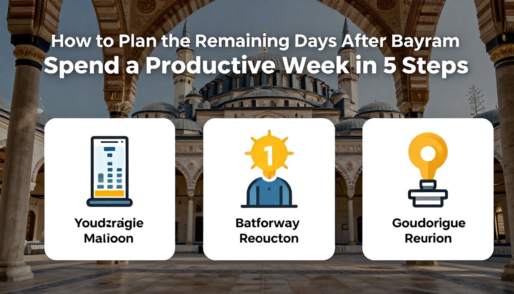 Bayramdan Kalan Günleri Nasıl Planlayabilirsiniz: 5 Adımla Verimli Bir Hafta Geçirin*