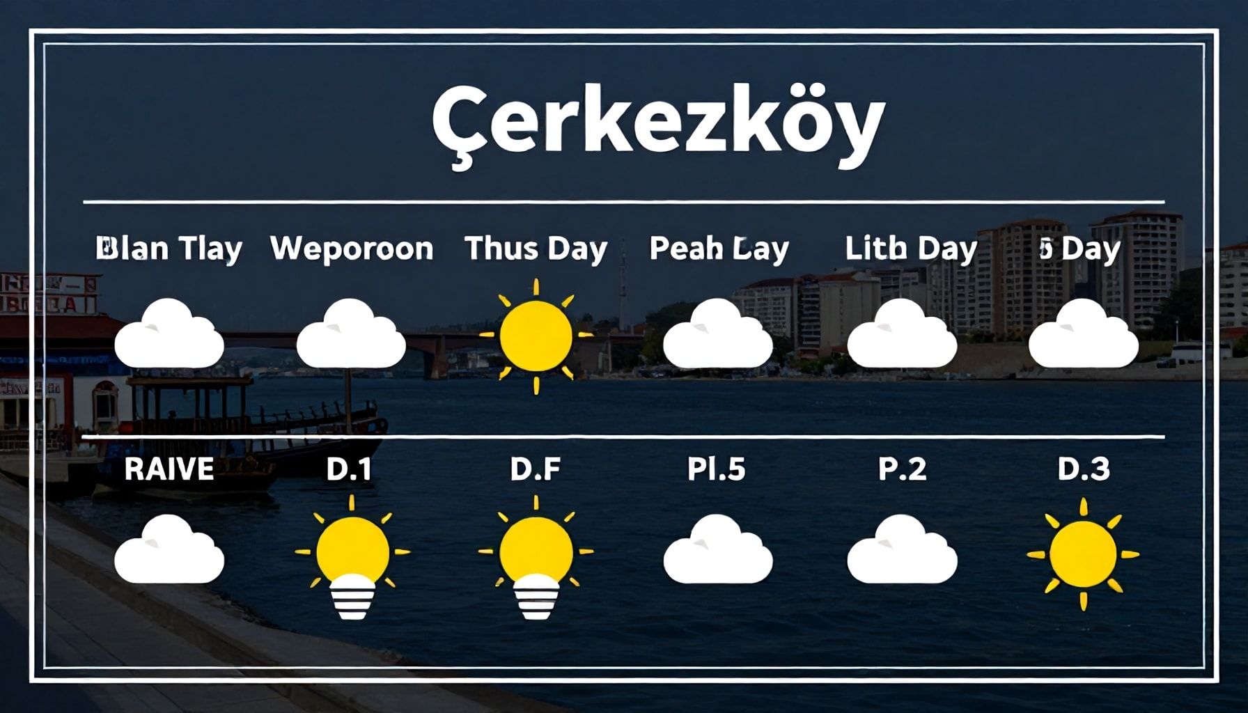 Çerkezköy'de Hava Durumu Nasıl Olacak? 5 Günlük Planınızı Düzenlemek için Bu Bilgileri Kullanın*