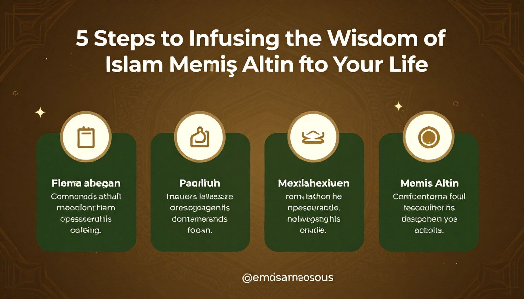 5 Adımda İslam Memiş Altın'ın Bilgeliklerini Yaşama Sızdırın*