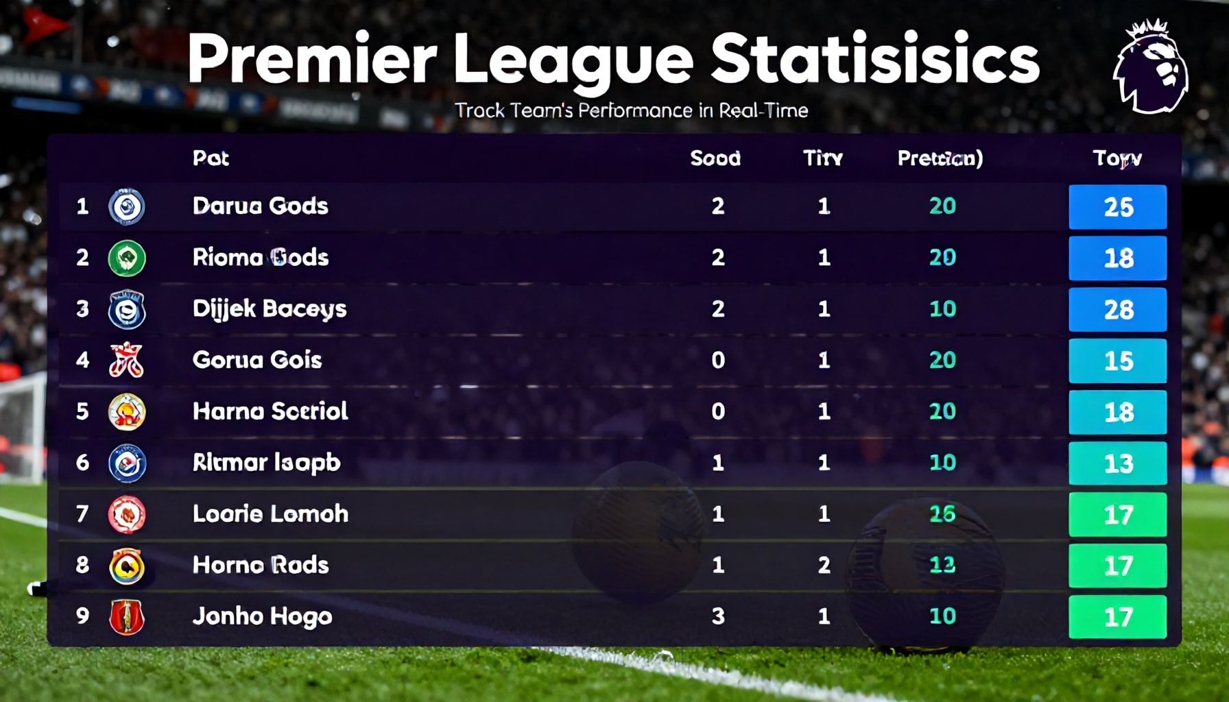 Premier Lig İstatistikleri: Takımların Performansını Anlık Takip Edin*