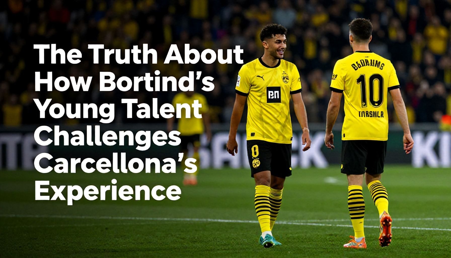 The Truth About How Dortmund’s Young Talent Challenges Barcelona’s Experience*