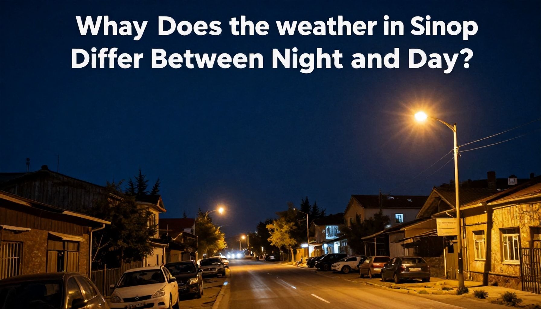 Neden Sinop Hava Durumu Gece-Gündüz Farklı Olur?*