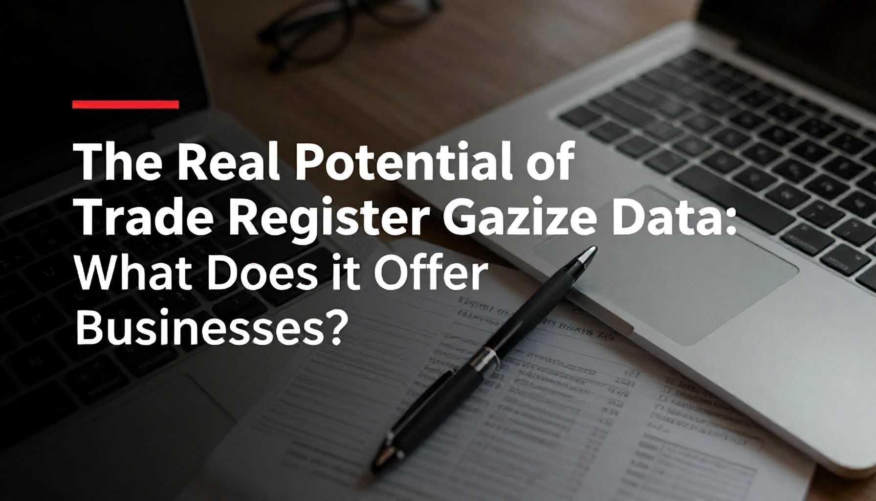 Ticaret Sicil Gazetesi Verilerinin Gerçek Potansiyeli: İşletmeler İçin Ne Sunuyor?*