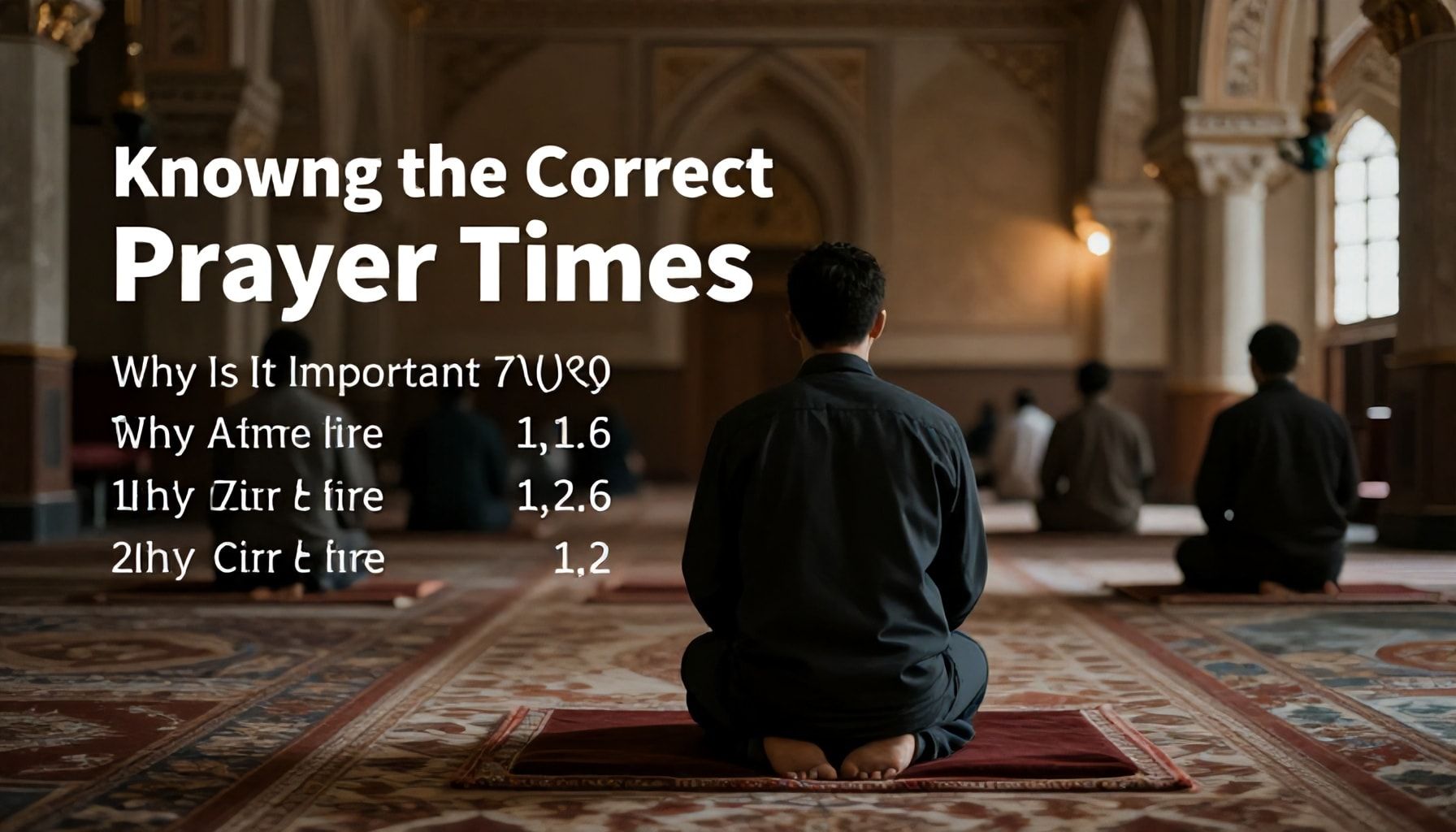 Namaz Vakitlerini Doğru Bilmek Neden Önemli?