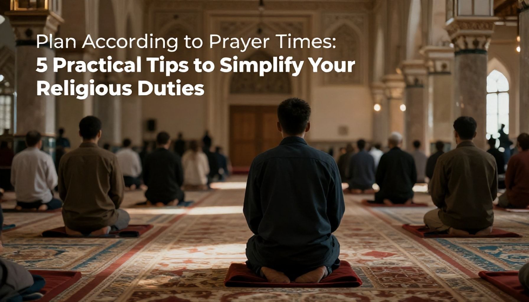 Namaz Saatlerine Göre Plan Yaptırın: Dini Vazifelerinizi Kolaylaştıran 5 Pratik İpucu*
