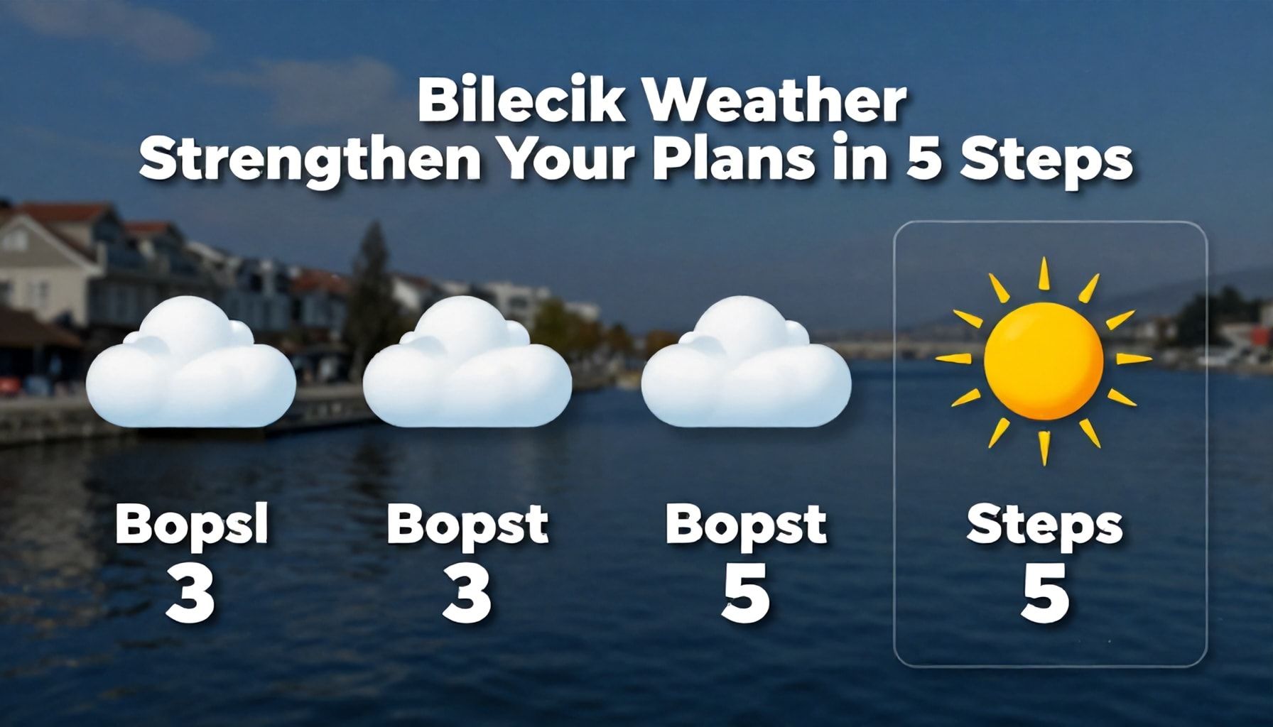 Bilecik Hava Durumu: 5 Adımda Planınızı Güçlendirin*