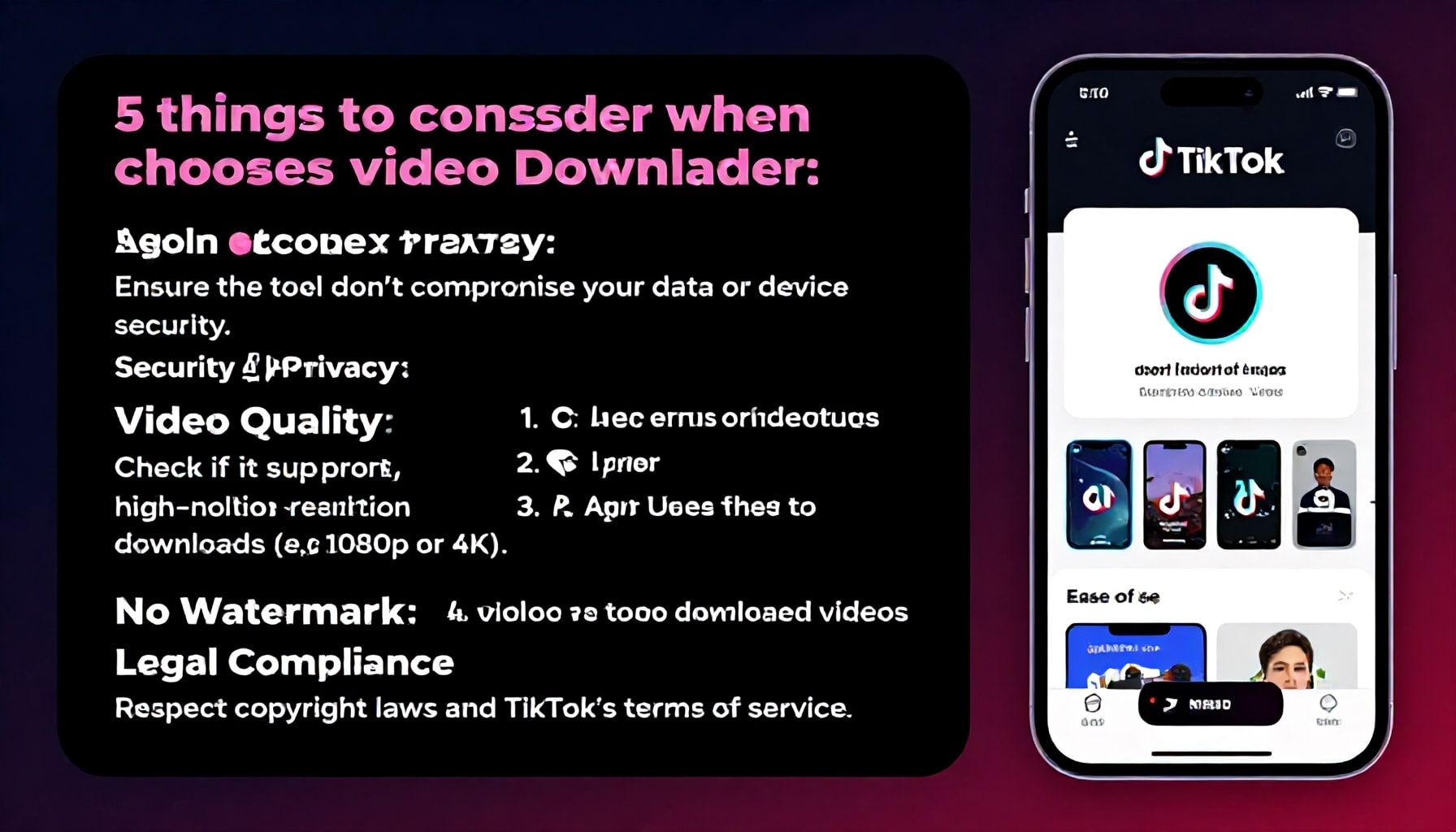 TikTok Video İndirme Aracı Seçerken Dikkat Etmeniz Gereken 5 Şey*