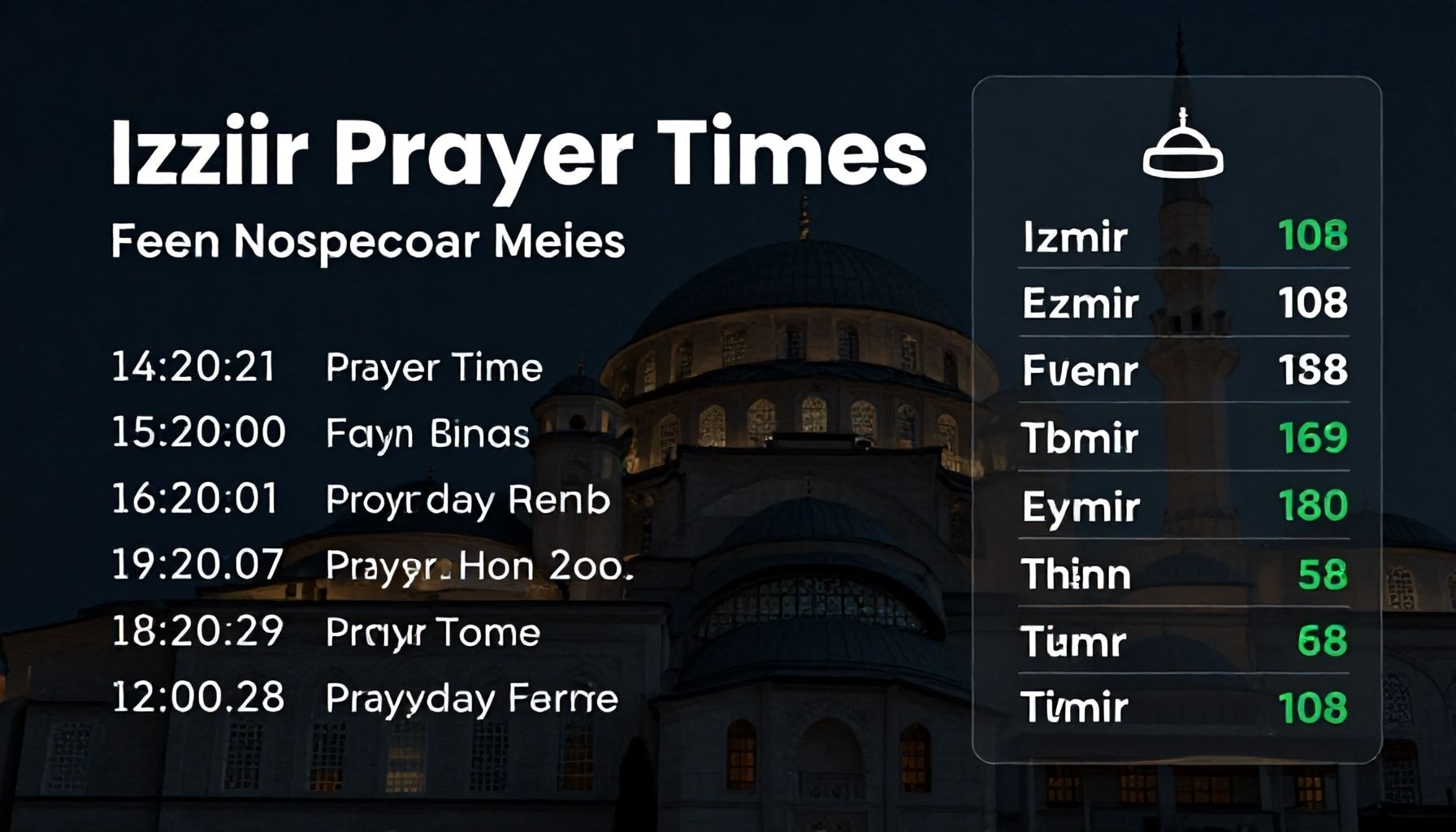 İzmir Namaz Vakitleri: Neden Her Gün Güncellemek Önemli?*
