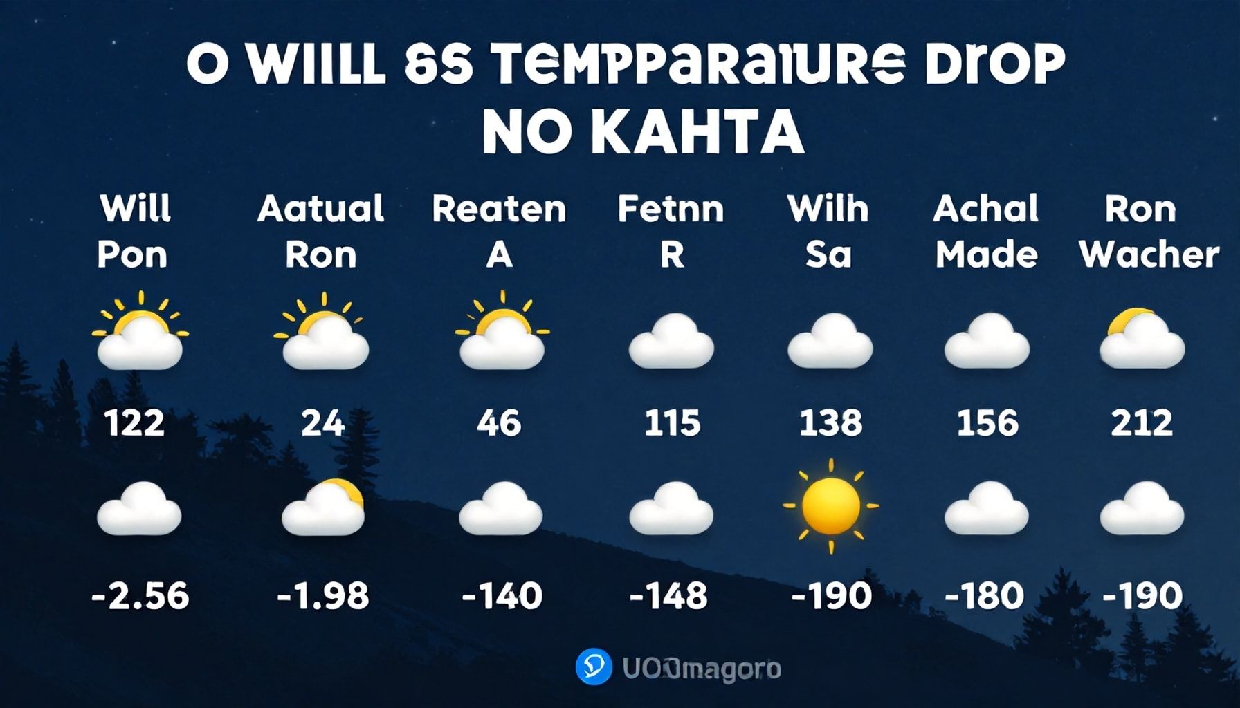 Kahta’da Sıcaklık Düşecek mi? Gelecek Günün Gerçek Hava Durumu*