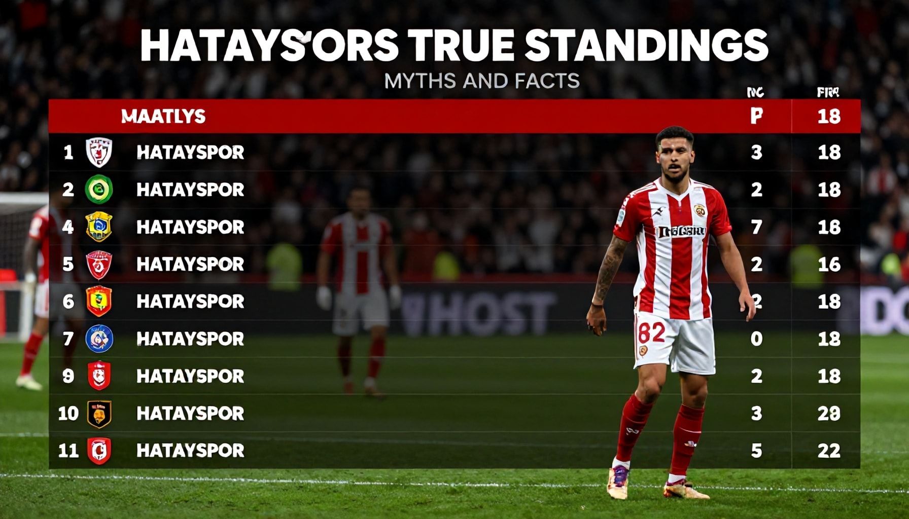 Hatayspor'un Puan Durumu Gerçekleri: Mitler ve Gerçekler*